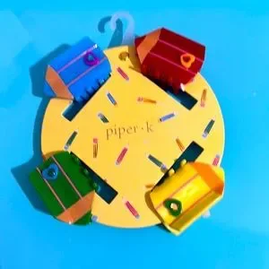 NEW Piper K 4 packs School Hair Clips NEW Piper K ~ Set of 4 Pencil Back to School Hair Clips | eBay main image 3